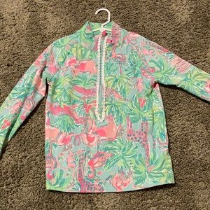 Lily Pulitzer girls pull over w/ jungle animals